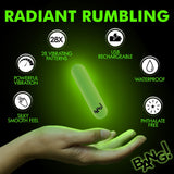 Glow - in - the - Dark Silicone Bullet - Royal Sins