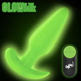 Glow - in - the - Dark Silicone Butt Plug - Royal Sins