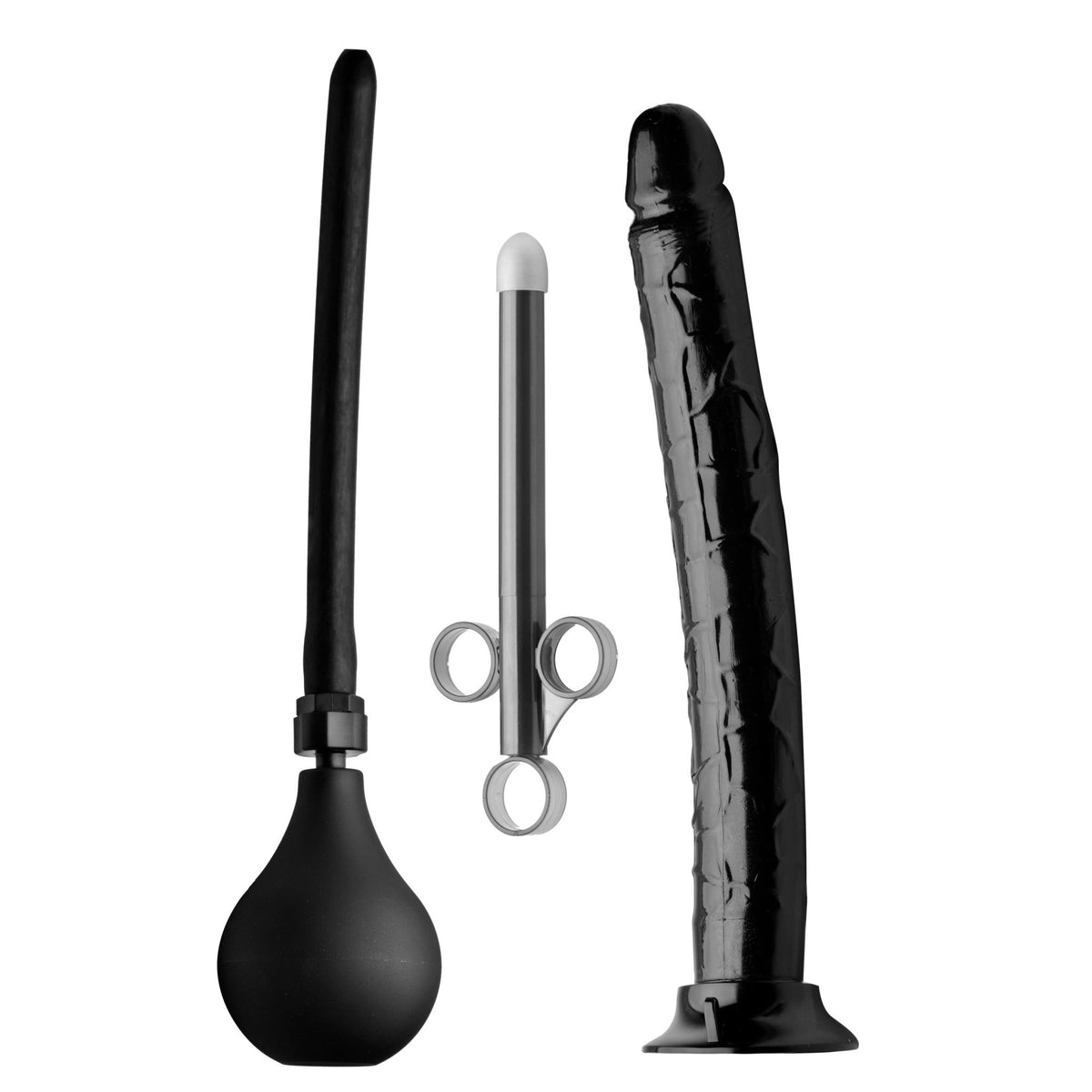 Go Deep Anal Cleansing Kit with Huge Dildo - Royal Sins