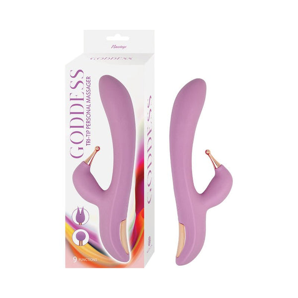 Goddess Tri - Tip Personal Massager Lavender - Royal Sins