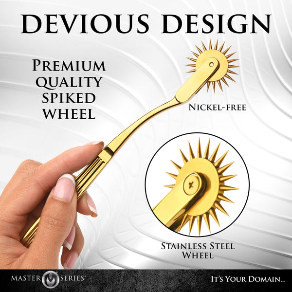 Gold Sensation Wartenberg Wheel - Royal Sins