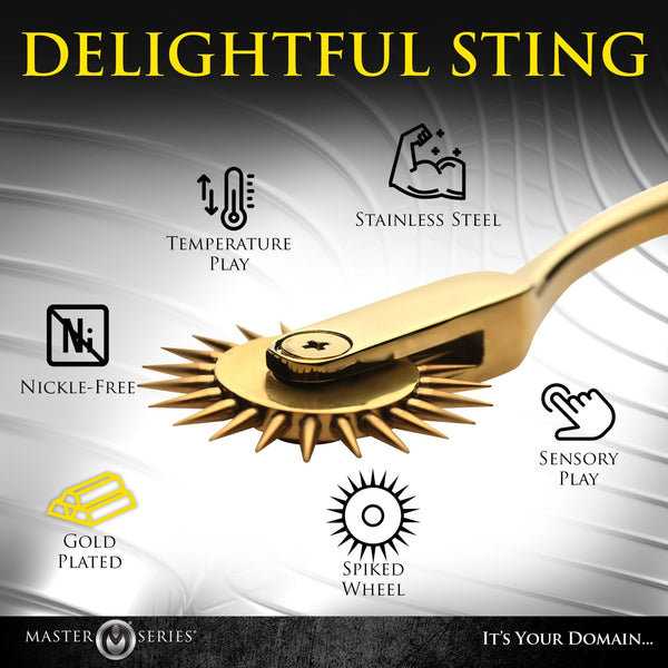 Gold Sensation Wartenberg Wheel - Royal Sins