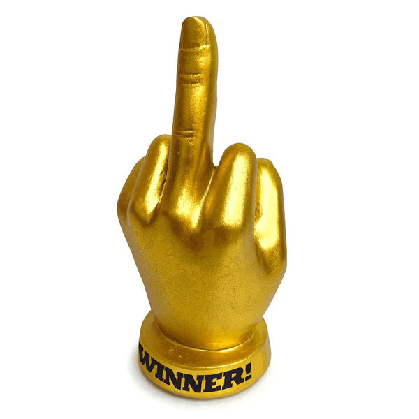 Golden F - U Finger Trophy - Royal Sins