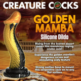 Golden Mamba Silicone Dildo - Royal Sins