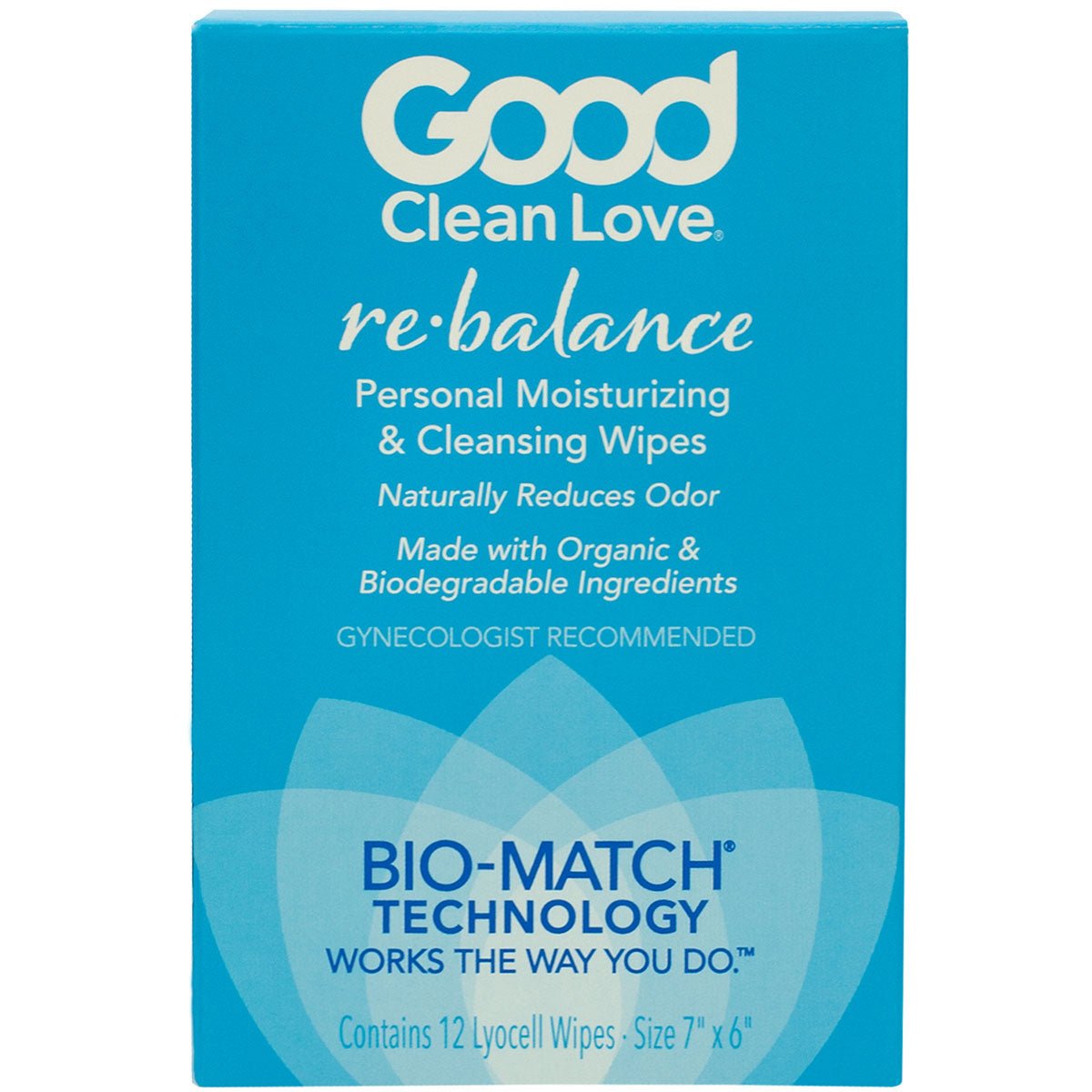 Good Clean Love Rebalance Cleansing Wipes 12 ct. - Royal Sins