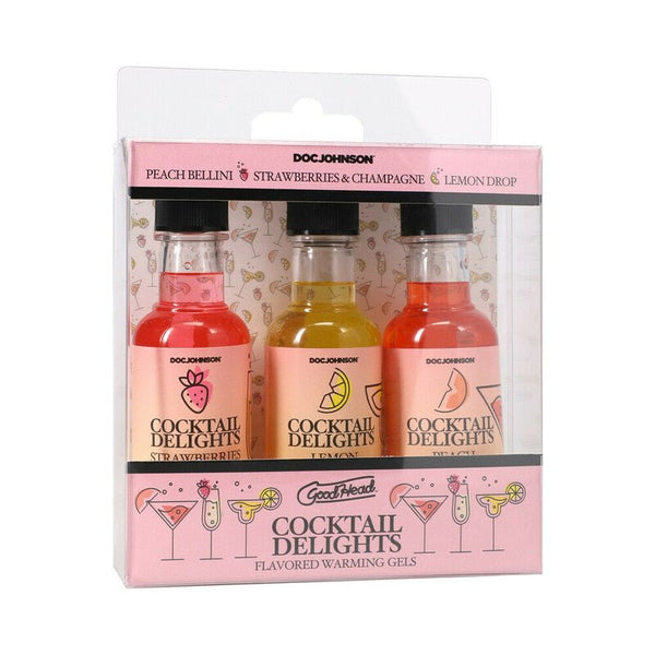 GoodHead Cocktail Delights Flavored Warming Gels 3 - Pack - Royal Sins
