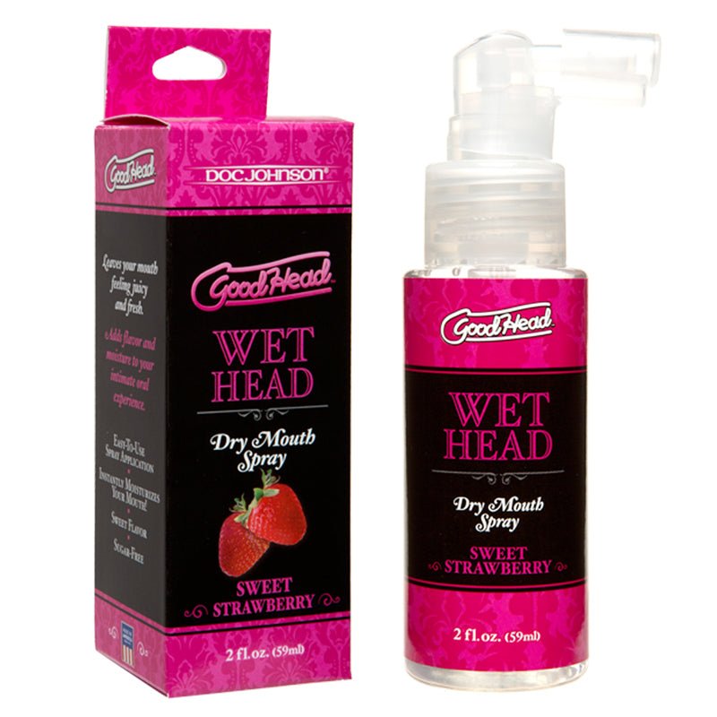 GoodHead Juicy Head Dry Mouth Spray Sweet Strawberry 2 fl. oz. - Royal Sins