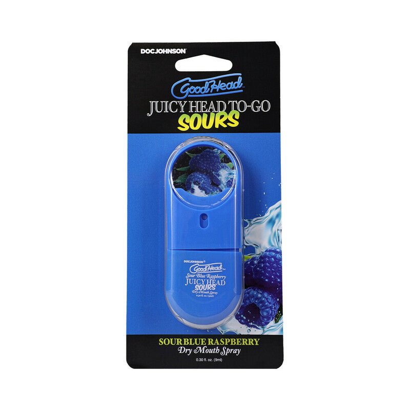 GoodHead Juicy Head Dry Mouth Spray To - Go Sour Blue Raspberry 0.3 oz. - Royal Sins