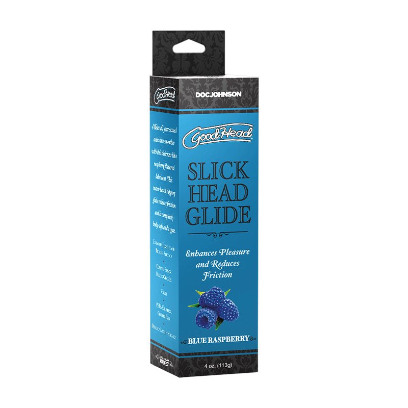 GoodHead Slick Head Glide Blue Raspberry 4 oz. - Royal Sins