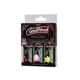 GoodHead Tingle Drops 3 - Pack French Vanilla, Cotton Candy, Sweet Cherry - Royal Sins
