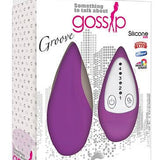 Groove Smooth Silicone Remote Vibe - Purple - Royal Sins