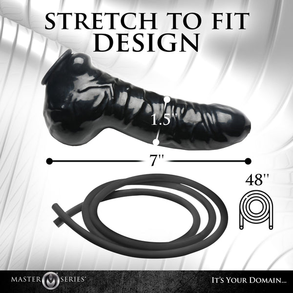 Guzzler Realistic Penis Sheath with Tube - Royal Sins