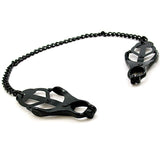 H2H Nipple Clamps Jaws W/Chain (Black) - Royal Sins