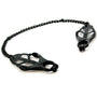 H2H Nipple Clamps Jaws W/Chain (Black) - Royal Sins