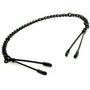 H2H Nipple Clamps Tweezer With Chain (Black) - Royal Sins