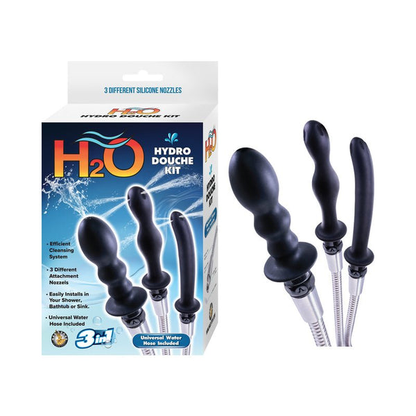 H2O Hydro Douche Kit Black - Royal Sins