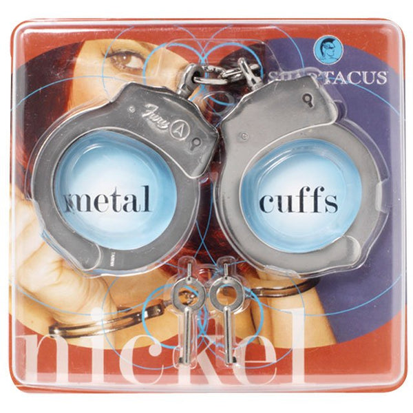 Handcuffs Double Locking Nickel - Royal Sins
