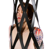 Hanging Rubber Strap Cage - Royal Sins