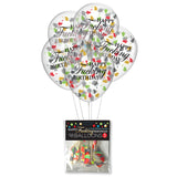 Happy Fucking Birthday Balloons 5pk - Royal Sins