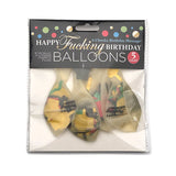 Happy Fucking Birthday Confetti Balloons - Royal Sins