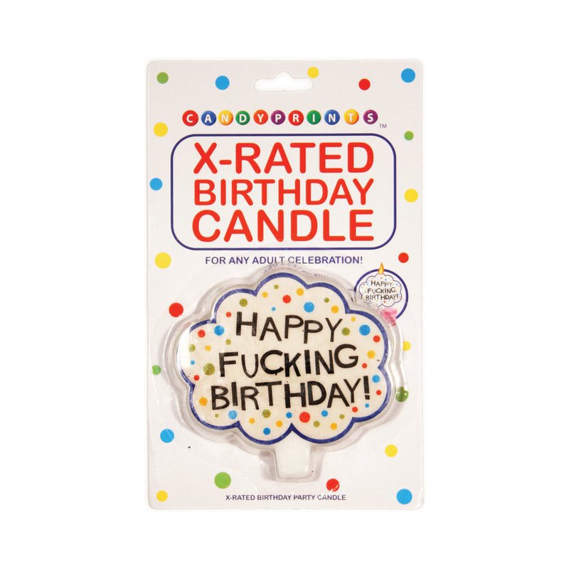 Happy Fucking Birthday! X - Rated Candle - Royal Sins