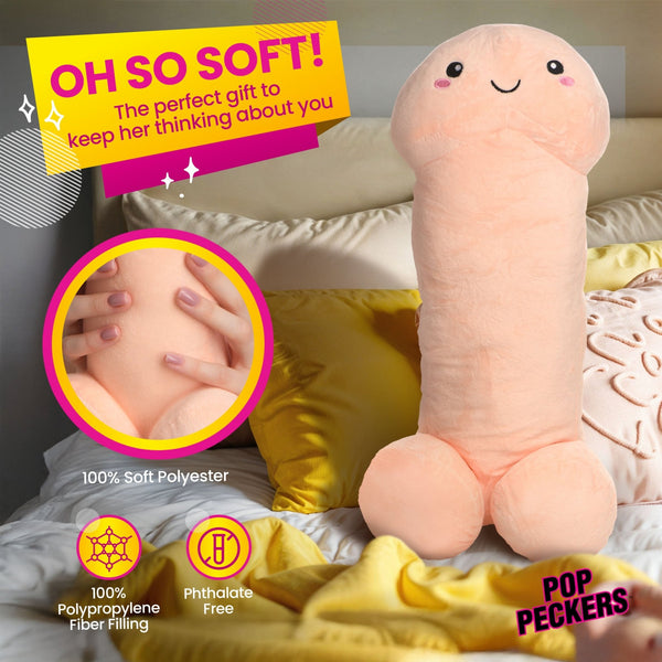 Happy Peckers Penis Pillow - Large - Royal Sins