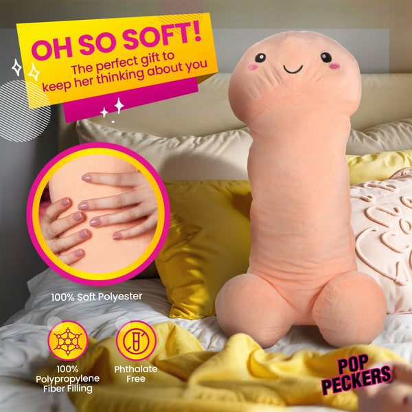 Happy Peckers Penis Pillow - Medium - Royal Sins