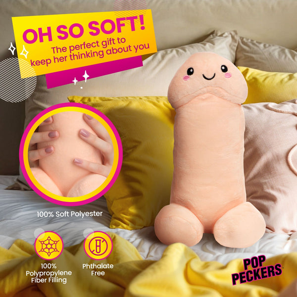 Happy Peckers Penis Pillow - Small - Royal Sins