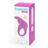 Happy Rabbit Rechargeable Silicone Cockring With Ears Purple - Royal Sins