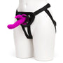 Happy Rabbit Rechargeable Silicone Vibrating Strap - On Harness Set Purple - Royal Sins