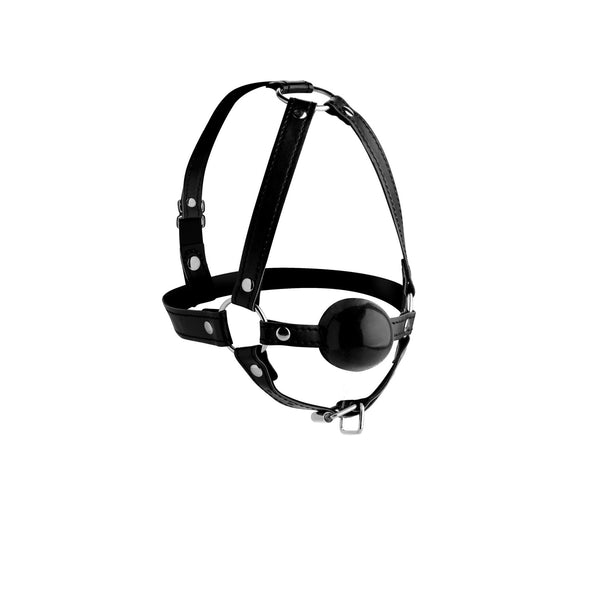 Head Harness with inch Ball Gag - Royal Sins