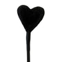 Heart Fluff Tip Crop - Black - Royal Sins