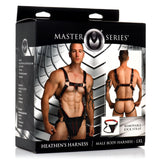 Heathen's Male Body Harness - L/XL - Royal Sins