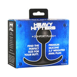 Heavy Hitters Comfort Plugs Premium Silicone 3.3 in. Weighted Round Plug - Royal Sins