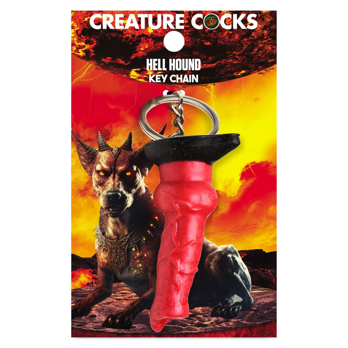 Hell Hound Mini Dildo Key Chain - Royal Sins