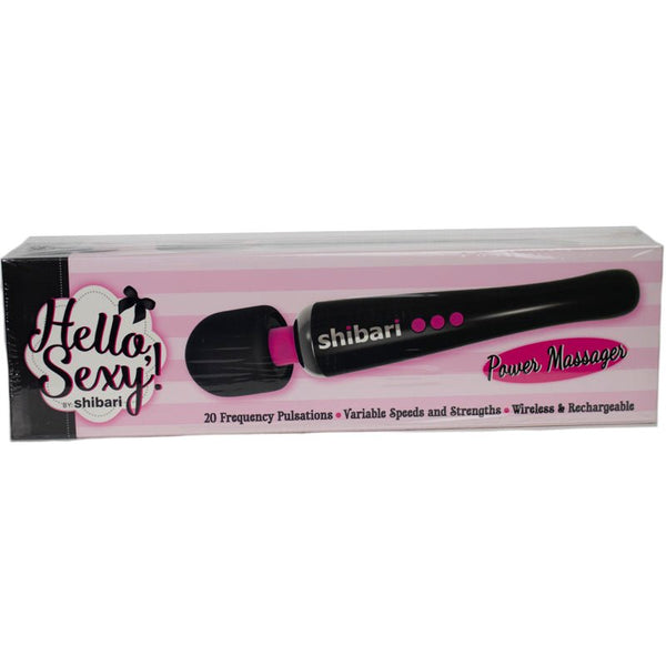 Hello, Sexy! Power Massager Black - Royal Sins