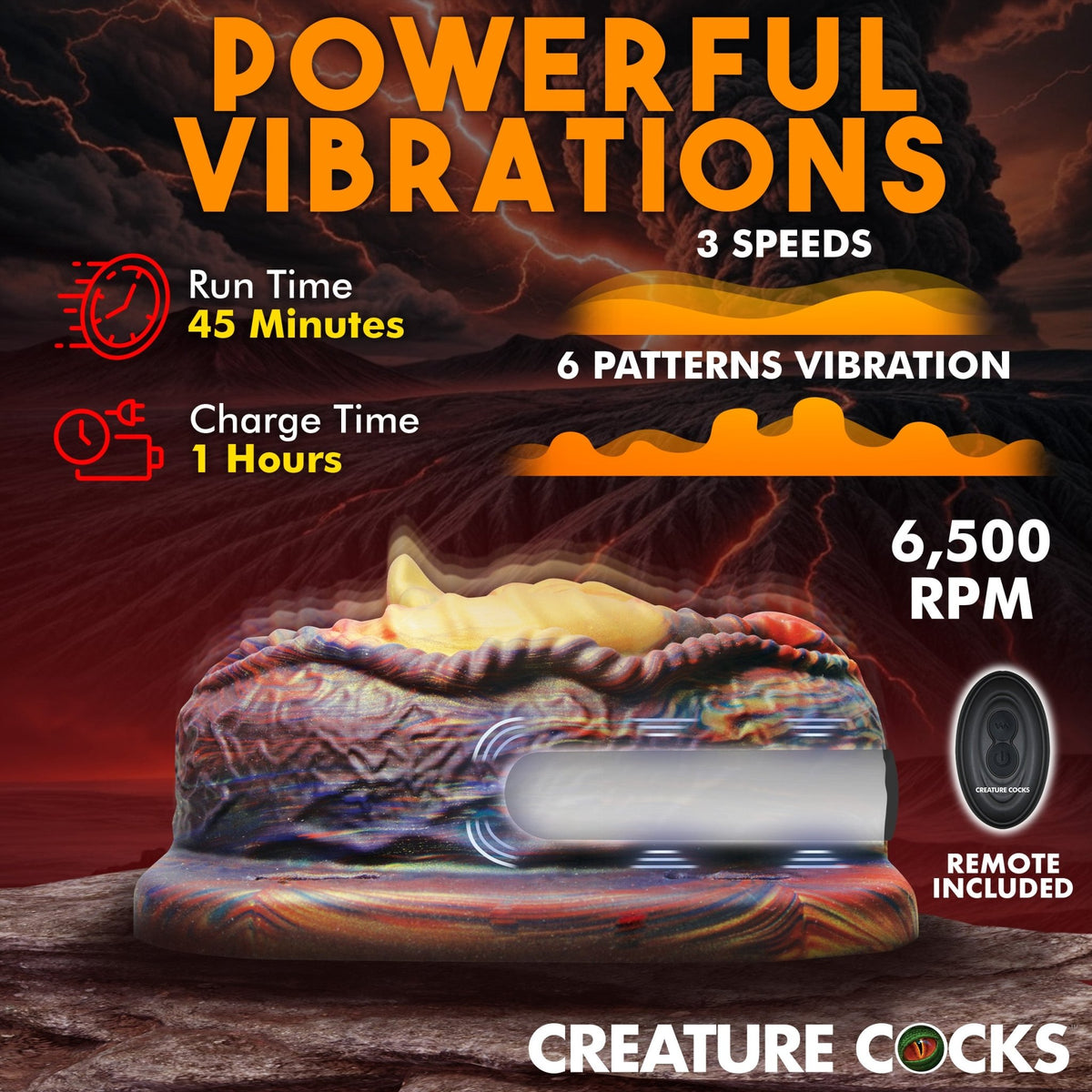 Hell's Angel Vibrating Silicone Grinder - Royal Sins