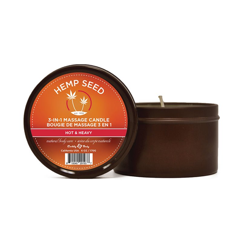 Hemp Seed Summer Candle 6oz - Hot & Heavy - Royal Sins