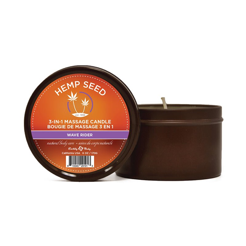 Hemp Seed Summer Candle 6oz - Wave Rider - Royal Sins
