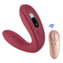 Hercules Remote C - Shape Vibrating Plug Wine Red - Royal Sins
