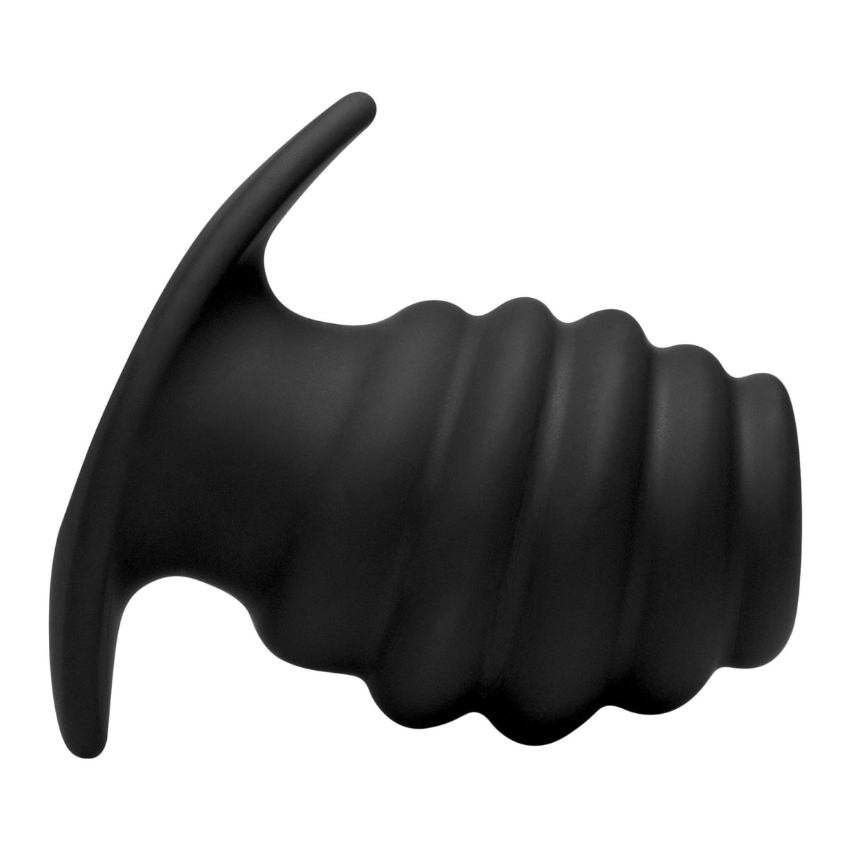 Hive Ass Tunnel Silicone Ribbed Hollow Anal Plug - Large - Royal Sins