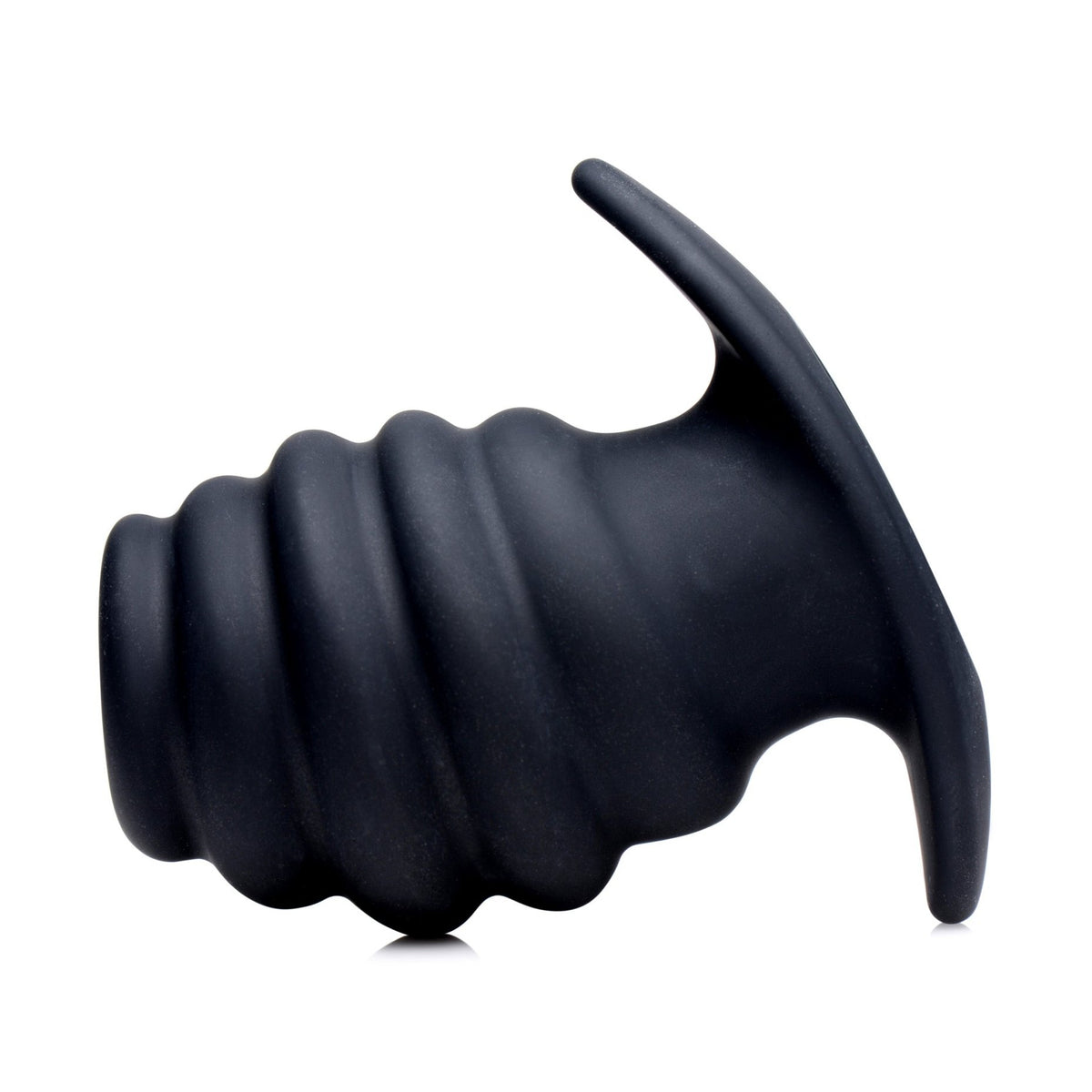 Hive Ass Tunnel Silicone Ribbed Hollow Anal Plug - Medium - Royal Sins