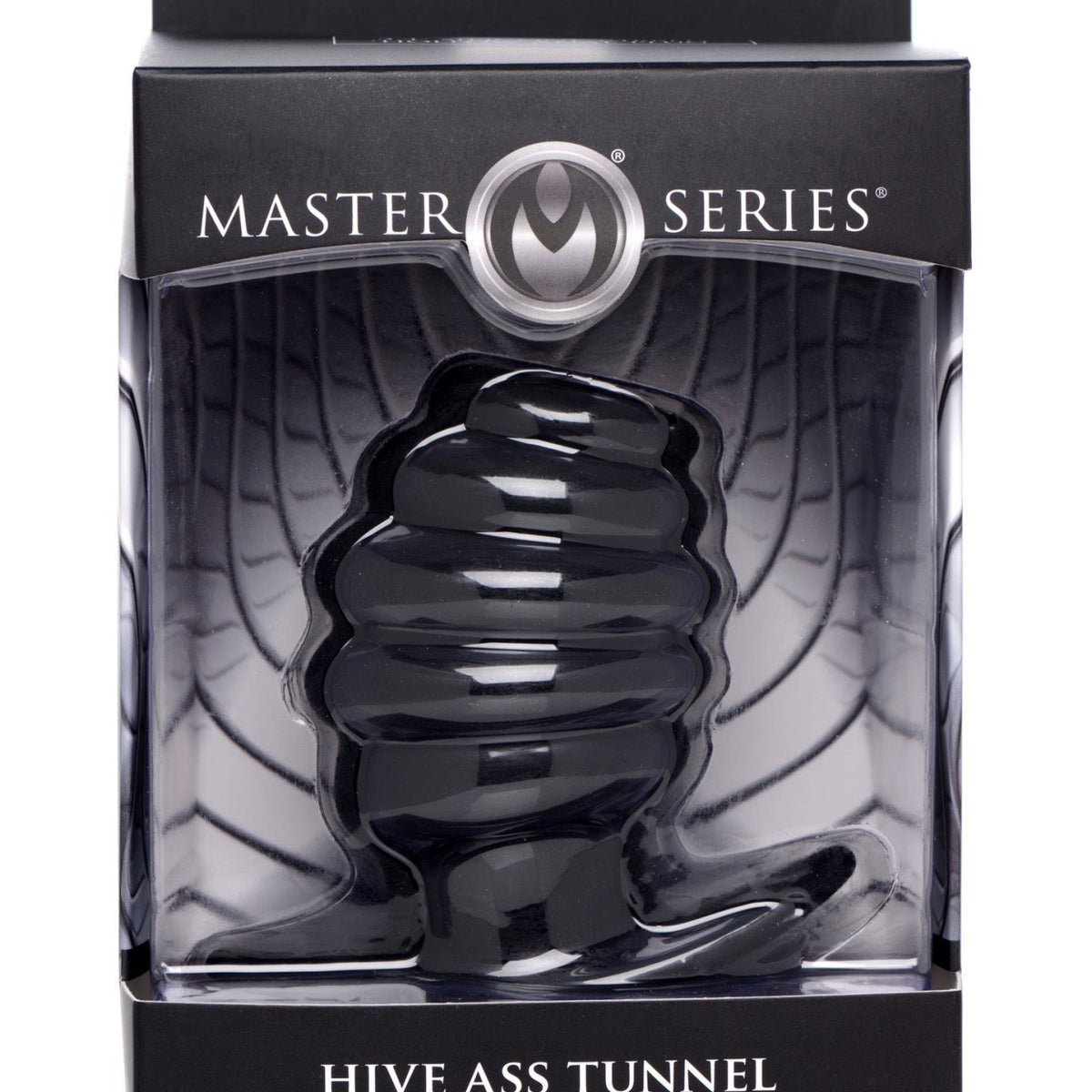 Hive Ass Tunnel Silicone Ribbed Hollow Anal Plug - Medium - Royal Sins