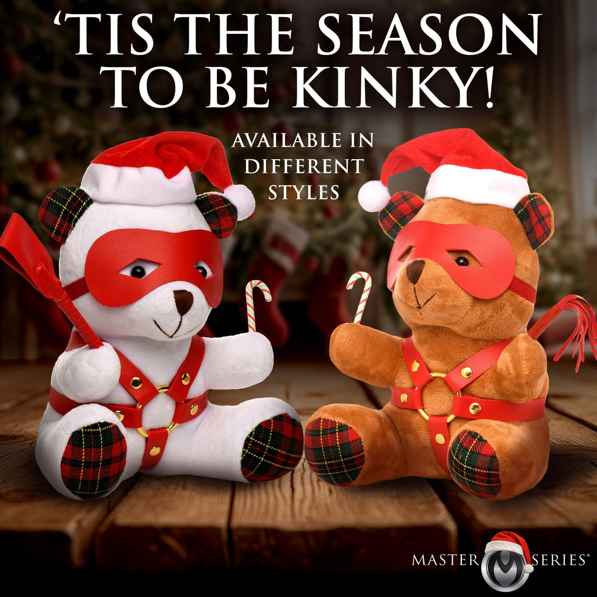 Holiday Bondage Bear - Brown - Royal Sins