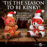 Holiday Bondage Bear Keychain - Brown - Royal Sins