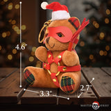 Holiday Bondage Bear Keychain - Brown - Royal Sins
