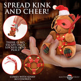 Holiday Bondage Bear Keychain - Brown - Royal Sins
