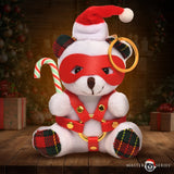 Holiday Bondage Bear Keychain - White - Royal Sins