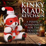 Holiday Bondage Bear Keychain - White - Royal Sins