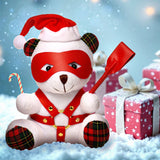 Holiday Bondage Bear - White - Royal Sins